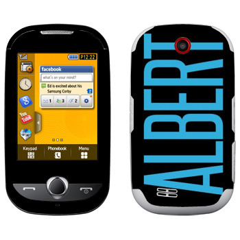   «Albert»   Samsung S3650 Corby