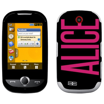   «Alice»   Samsung S3650 Corby