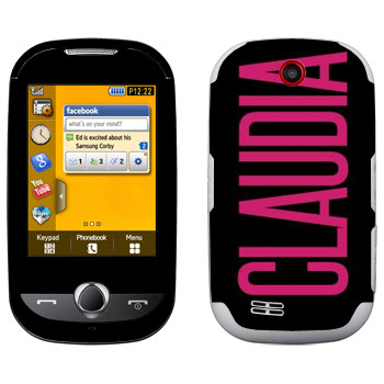   «Claudia»   Samsung S3650 Corby