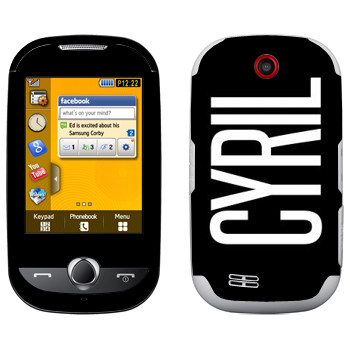   «Cyril»   Samsung S3650 Corby