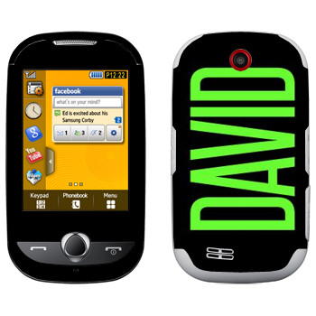   «David»   Samsung S3650 Corby