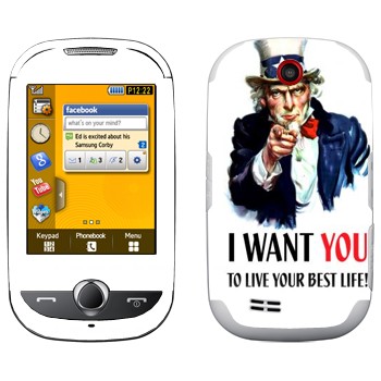   « : I want you!»   Samsung S3650 Corby
