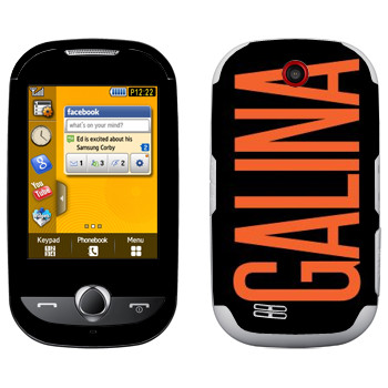   «Galina»   Samsung S3650 Corby