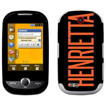   «Henrietta»   Samsung S3650 Corby
