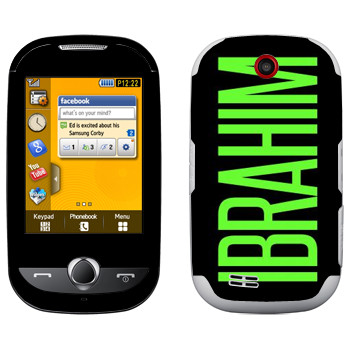   «Ibrahim»   Samsung S3650 Corby