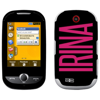   «Irina»   Samsung S3650 Corby