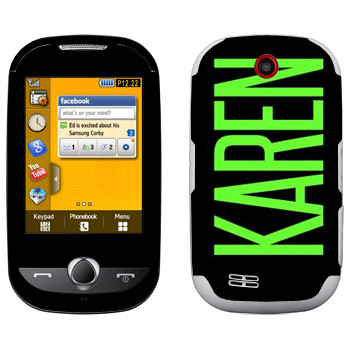   «Karen»   Samsung S3650 Corby