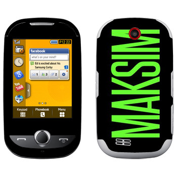   «Maksim»   Samsung S3650 Corby