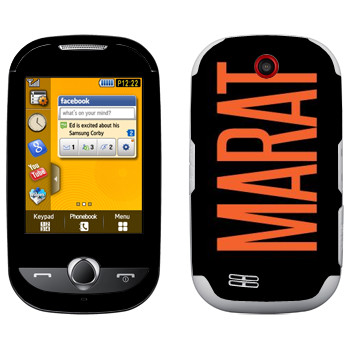   «Marat»   Samsung S3650 Corby