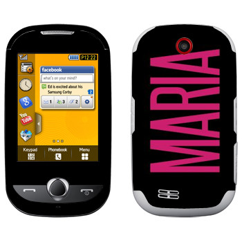   «Maria»   Samsung S3650 Corby