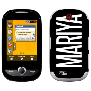   «Mariya»   Samsung S3650 Corby