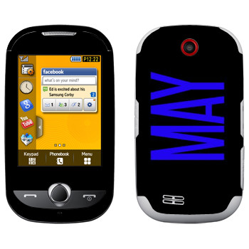  «May»   Samsung S3650 Corby