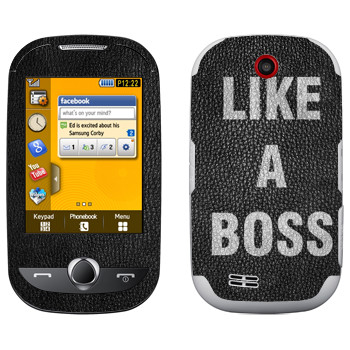   « Like A Boss»   Samsung S3650 Corby