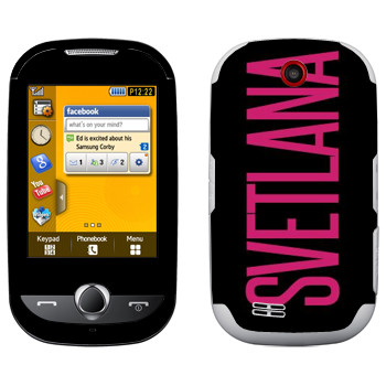   «Svetlana»   Samsung S3650 Corby