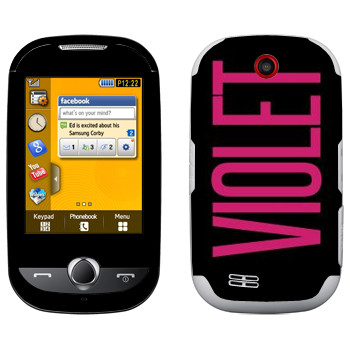   «Violet»   Samsung S3650 Corby