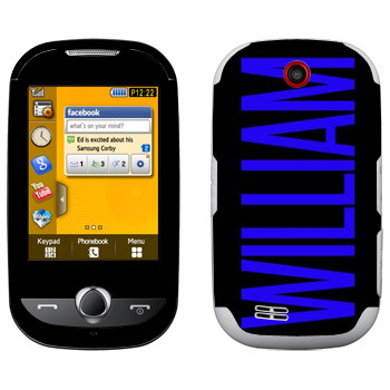   «William»   Samsung S3650 Corby