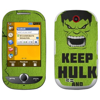   «Keep Hulk and»   Samsung S3650 Corby