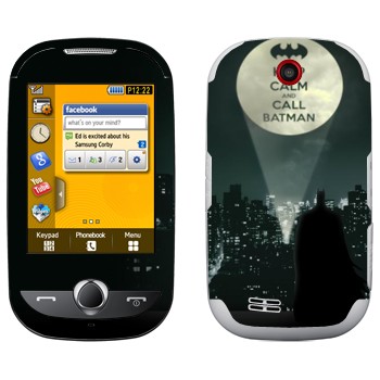   «Keep calm and call Batman»   Samsung S3650 Corby