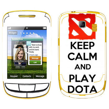   «Keep calm and Play DOTA»   Samsung S3850 Corby II