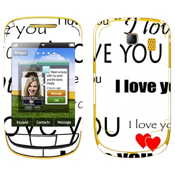   «I Love You -   »   Samsung S3850 Corby II