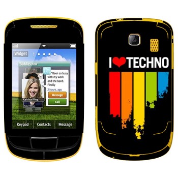   «I love techno»   Samsung S3850 Corby II