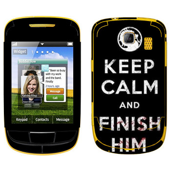   «Keep calm and Finish him Mortal Kombat»   Samsung S3850 Corby II