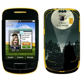   «Keep calm and call Batman»   Samsung S3850 Corby II