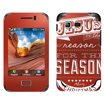   «Jesus is the reason for the season»   Samsung S5222 Star 3 Duos