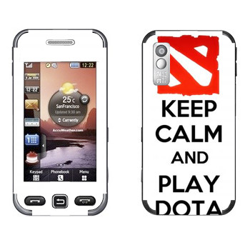   «Keep calm and Play DOTA»   Samsung S5233 Star TV