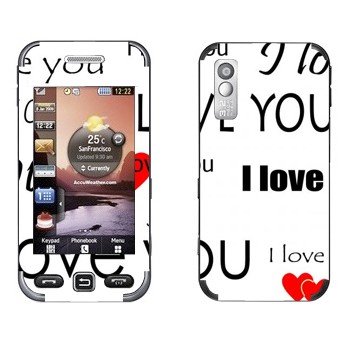   «I Love You -   »   Samsung S5233 Star TV