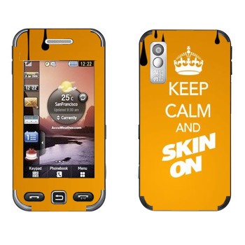   «Keep calm and Skinon»   Samsung S5233 Star TV