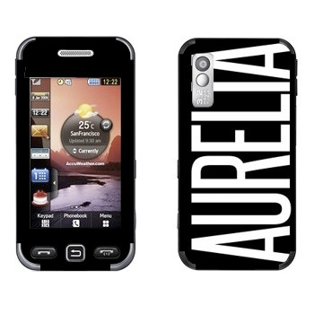   «Aurelia»   Samsung S5233 Star TV