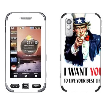   « : I want you!»   Samsung S5233 Star TV