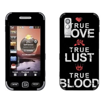   «True Love - True Lust - True Blood»   Samsung S5233 Star TV