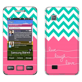   «Live Laugh Love»   Samsung S5260 Star II