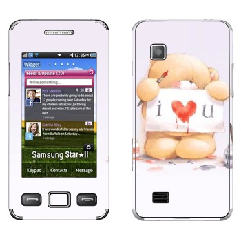   «  - I love You»   Samsung S5260 Star II