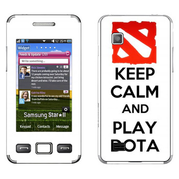   «Keep calm and Play DOTA»   Samsung S5260 Star II