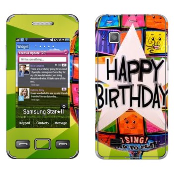   «  Happy birthday»   Samsung S5260 Star II