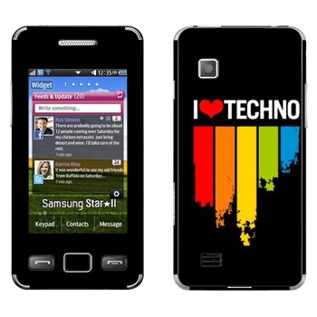   «I love techno»   Samsung S5260 Star II