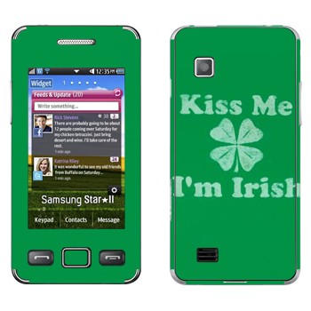   «Kiss me - I'm Irish»   Samsung S5260 Star II