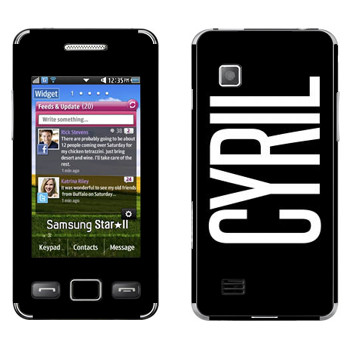   «Cyril»   Samsung S5260 Star II