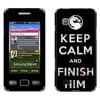   «Keep calm and Finish him Mortal Kombat»   Samsung S5260 Star II