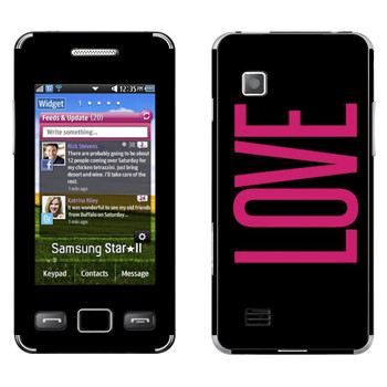   «Love»   Samsung S5260 Star II