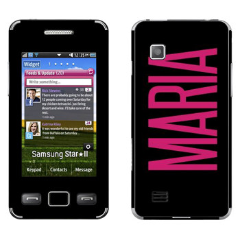   «Maria»   Samsung S5260 Star II