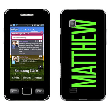   «Matthew»   Samsung S5260 Star II
