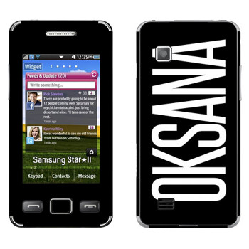   «Oksana»   Samsung S5260 Star II