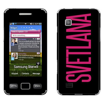   «Svetlana»   Samsung S5260 Star II