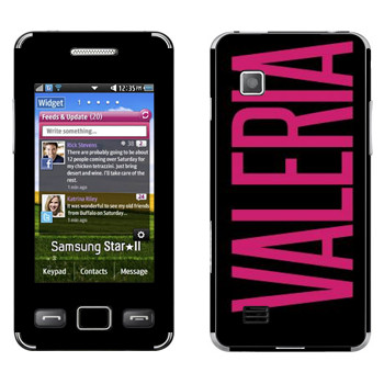   «Valeria»   Samsung S5260 Star II