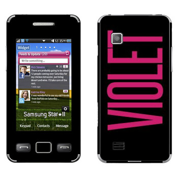   «Violet»   Samsung S5260 Star II