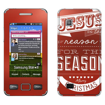   «Jesus is the reason for the season»   Samsung S5260 Star II